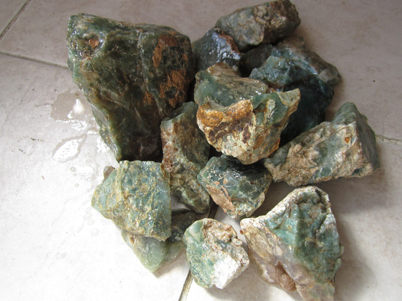 Green Jadeite Rough B Grade